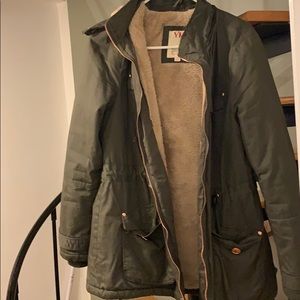Green army jacket